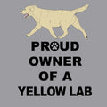 Yellow Labrador Retriever Proud Owner - Adult Unisex Crewneck Sweatshirt