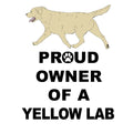 Yellow Labrador Retriever Proud Owner - Adult Unisex Hoodie Sweatshirt