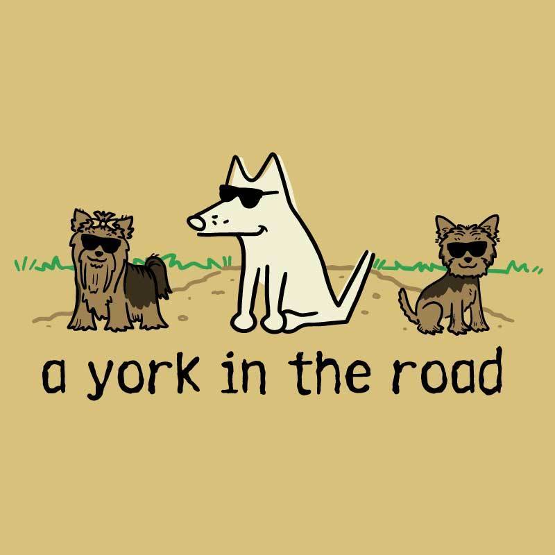 A York In the Road - Ladies T-Shirt V-Neck