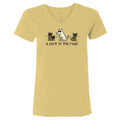 A York In the Road - Ladies T-Shirt V-Neck