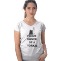 Yorkshire Terrier Proud Owner - Women's V-Neck T-Shirt