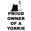Yorkshire Terrier Proud Owner - Women's V-Neck T-Shirt