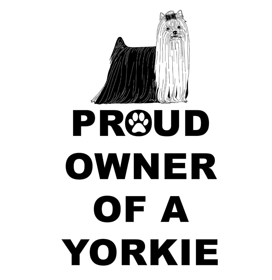 Yorkshire Terrier Proud Owner - Women's V-Neck T-Shirt